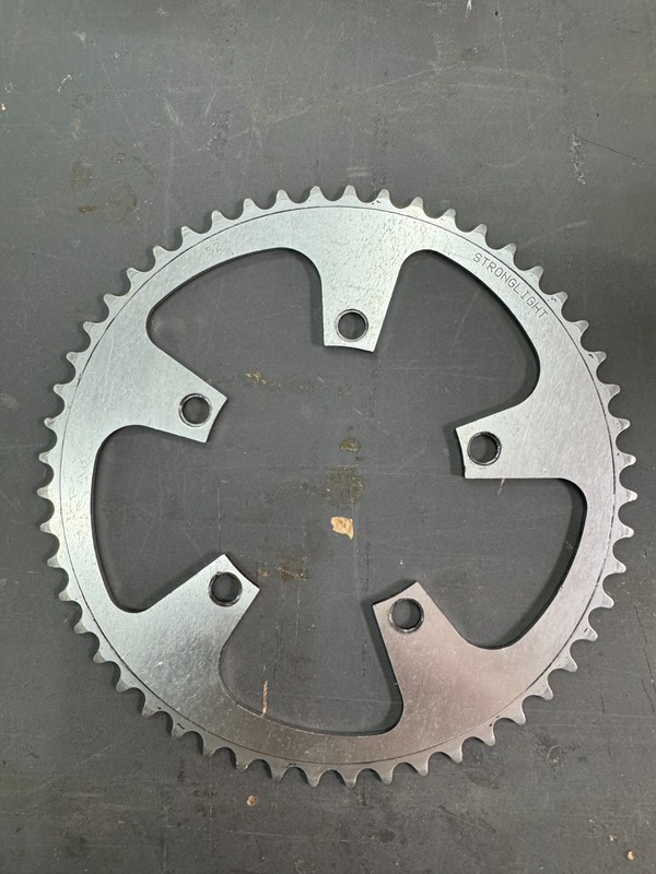 Stronglight chainring 52 tooth 110 bcd