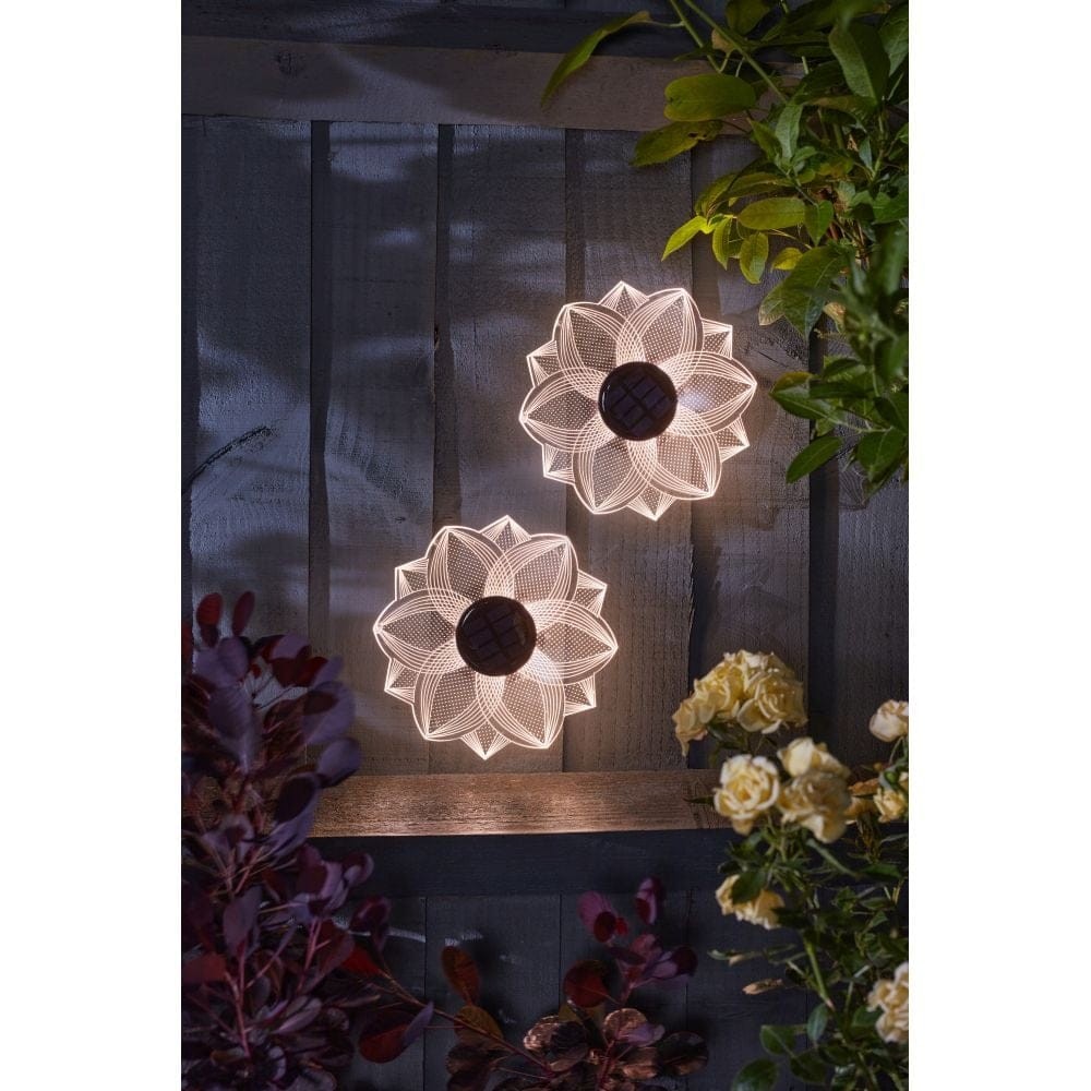 Smart Solar BloomLine Fence & Wall Décor 2-PK