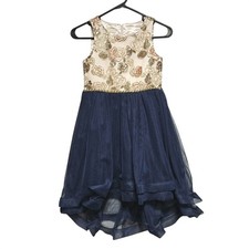 AMERICAN PRINCESS Girls SZ 10 Fancy Tiered Sleeveless Beaded Sequin Dress