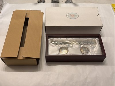 Tiny Treasures Baby Keepsake Holder First Tooth, Curl, Birth Certificate NIB