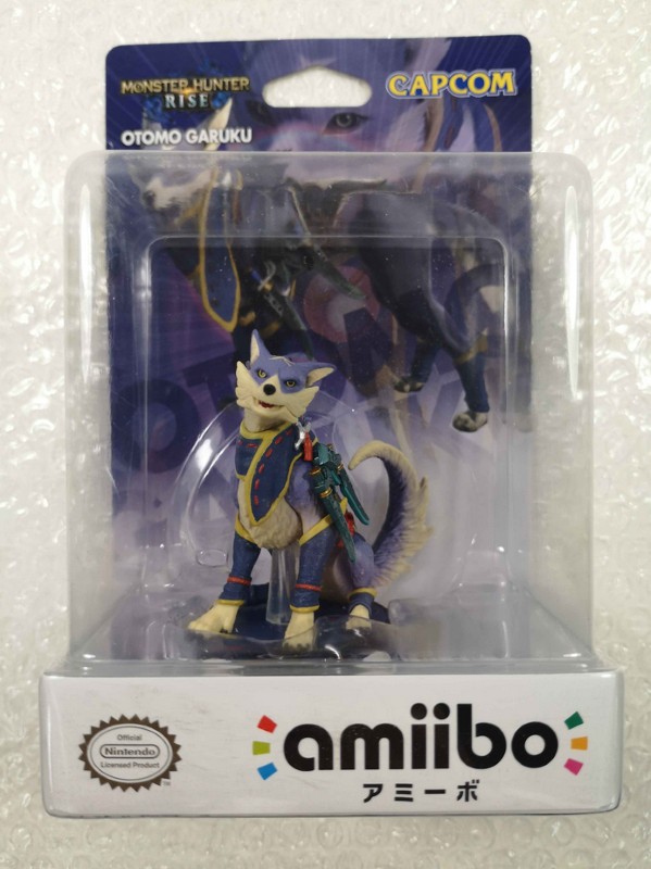 Amiibo Monster Hunter Palamute Otomo Garuku édition import japonais authentique