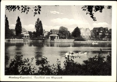 Ak Hamburg Nord Eppendorf, Rundblick vom Haynpark - 4960444