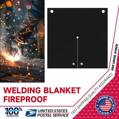 12.2'' X12.2'' Tear Resistant Fabric Carbon Fiber Felt Fireproof Welding Blankets