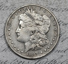 1893-P Morgan Dollar VF Details #2FJG