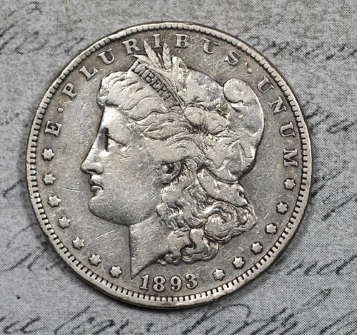 1893-P Morgan Dollar VF Details #2FJG