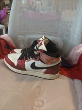 Jordan 1 High Spider-Man Across the Spider-Verse Sneakers Size 6.5Y