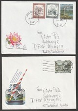 a18 Austria, 2 całostki, czyste stemple, U 73, U 76