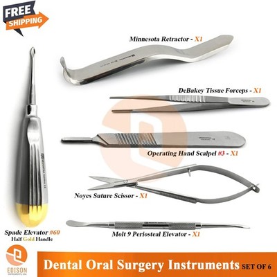 Dental Oral Surgery Micro Instruments Tools Kit for Implant & Periodontal Use