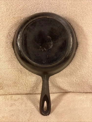 Vintage BSR Cast Iron Skillet No. 3 6 5/8 In.  W/ Pour Spouts