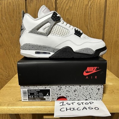 Nike Air Jordan 4 Retro OG White Cement 2025 FV5029-100 Authentic AJ4 Mens 9 NEW