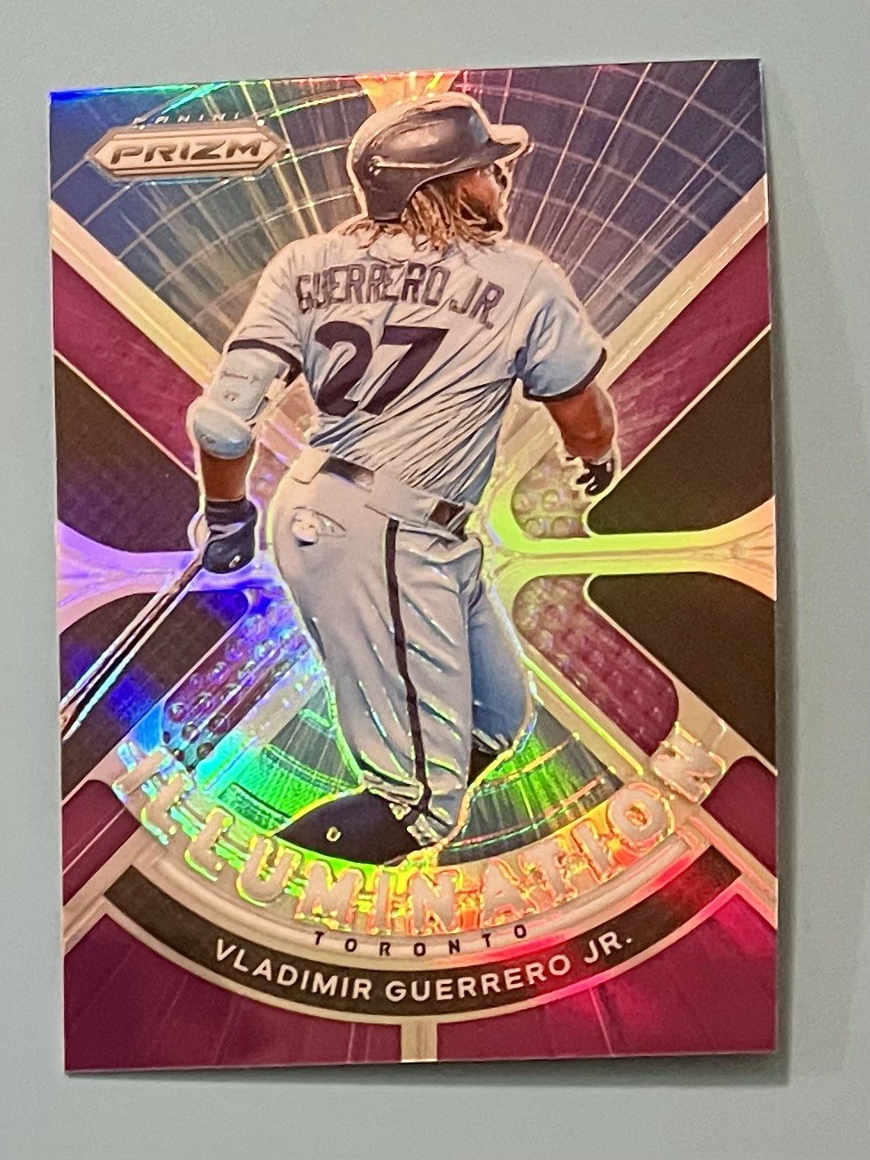 2021 Panini Prizm Vladimir Guerrero Jr. Illumination Purple Prizm #IL-5 Toronto