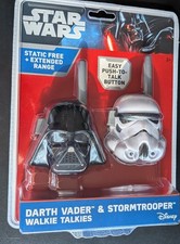 Darth Vader  Storm Trooper Walkie Talkies New In Box Star Wars Disney Collector