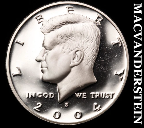 2004-S Silver Kennedy Half Dollar - Choice Gem Proof  Lustrous  #i5034