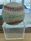 joe dimaggio signed baseball psa certificate