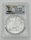 2016-P PCGS MS69 Silver Eagle 1oz 999 Bell Label Philadelphia Mint