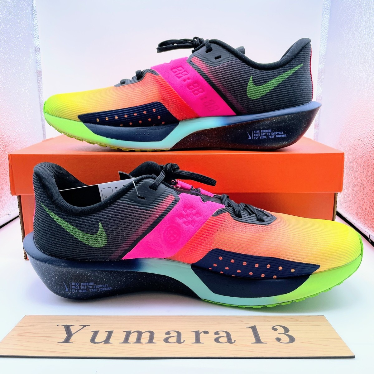 Nike Zoom Rival Fly 4 Dark Obsidian Ghost Green Pink IO9565-400