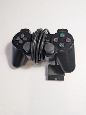 Sony PS2 BLACK Wired Controller OEM DualShock PlayStation 2 - Made by Sony