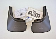 2011-2016 Ford Explorer Rear Black Molded Mud Flaps Splash Guards New Oem