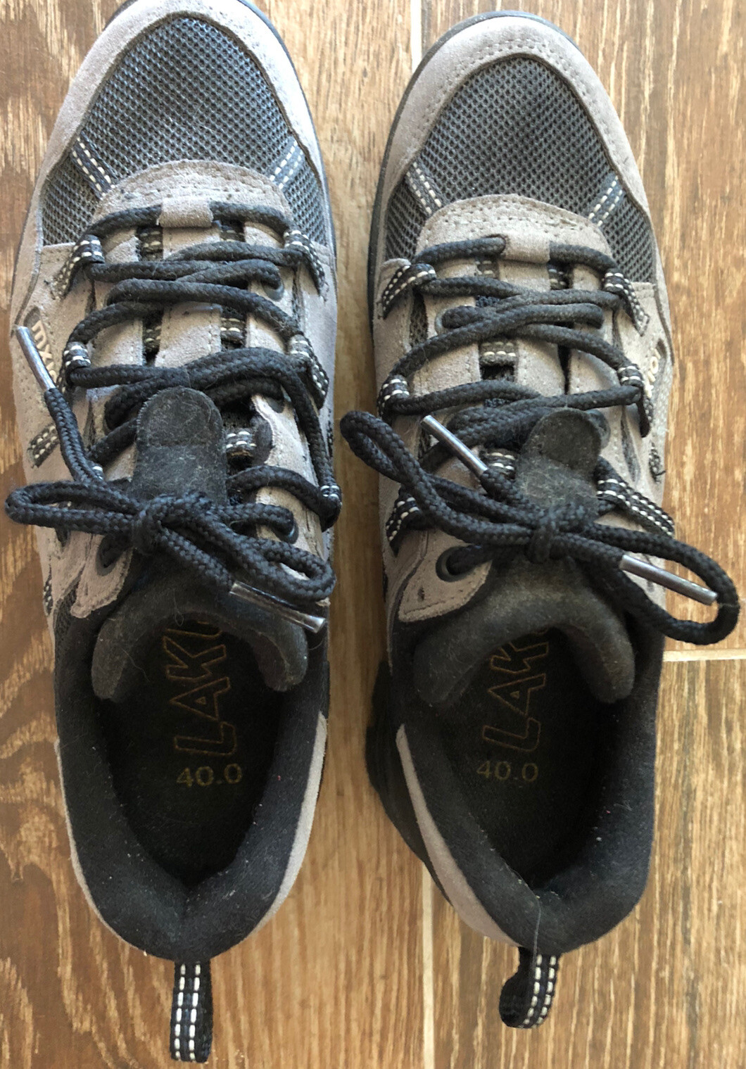 Lake MX101 Lace Up Gray Vibram Cycling 