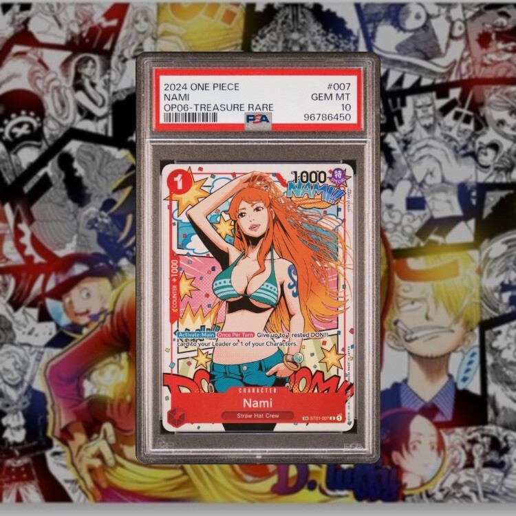 【BGS10／英語版】ナミ C パラレル ST01-007 Nami PSA 10 One Piece English Card ST01-007 2024 Wings of