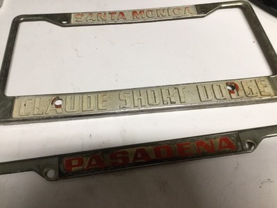 vintage license plate frame | eBay