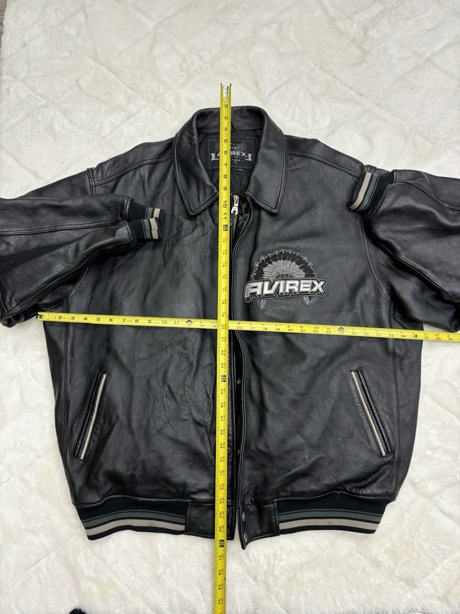 Vintage 90s Avirex Chief High Horse Authentic Leather Jacket Vintage 90s Avirex Chief High Horse Authentic Leather Jacket