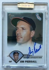 Jim Piersall 2003 Topps Retired Signatures Encased Auto TA-JPI