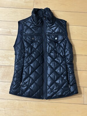 ESPIRIT Women Black Puffer Vest (USED)