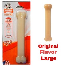 Nylabone Essentials Original Flavor Large Power Chew - Long Lasting Dog Toy Bone