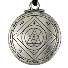 Amulet Pendant Necklace Talisman Good Luck Key of Solomon Pentacle Seal Pendant