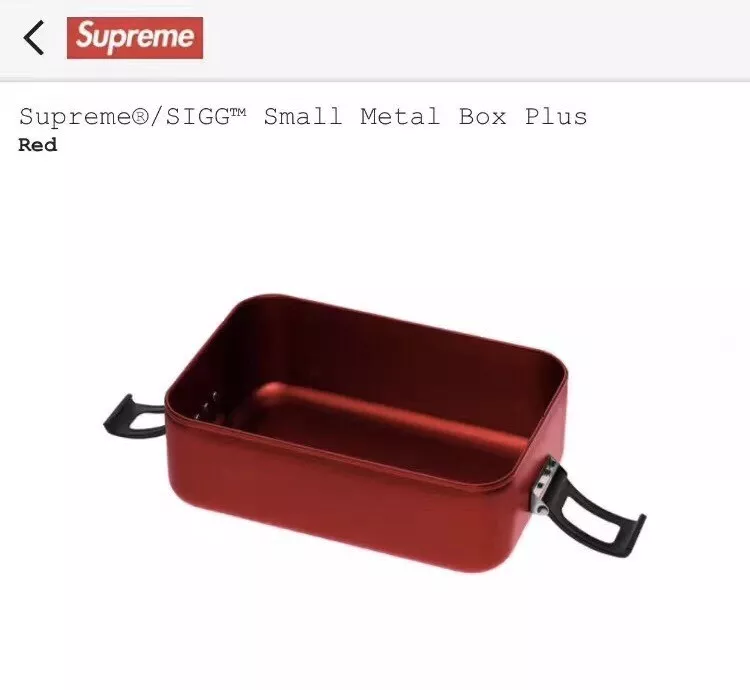 Supreme SIGG SMALL Metal Box Plus SS18 | eBay