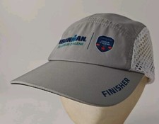 IRONMAN Coeur D'Alene 2023 Finisher Hat Cap 5 Panel BOCO Gear Gray Adjustable