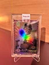 TOPPS PROJECT 70 2001 REGGIE JACKSON #579 BY CLAW MONEY FOIL PARALLEL 42/70 🔥🔥