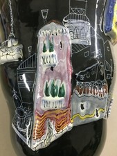CERAMICA DEL '900-ARTE-ARTISTA VENEZIANO-VENEZIA-SAN POLO-MAGNIFICO VASO D'EPOCA