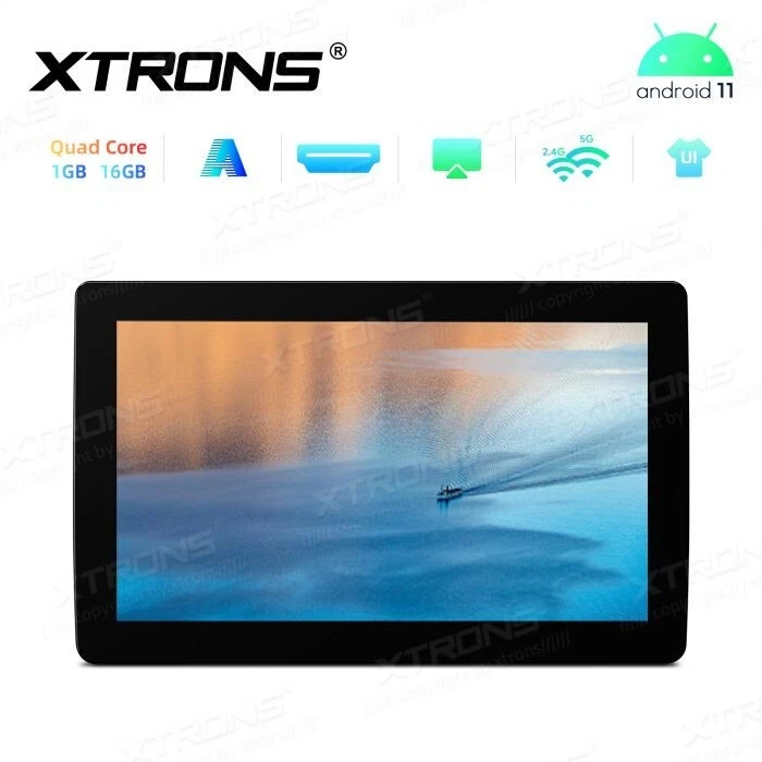 MONITOR POGGIATESTA ANDROID 11 SINGOLO 11.6 POLLICI HD NERO HDMI DIGITALE XTRONS - Immagine 3 di 4