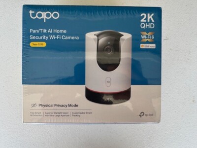 TP-Link Tapo C225 2K Pan/Tilt AI Home Security Camera Wi-Fi 360° Motion Tracking