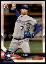 2018 Bowman Prospects T.J. Zeuch Rookie Toronto Blue Jays #BP56
