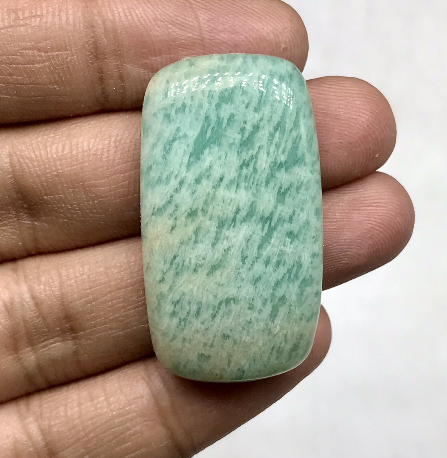 Awesome ! Sky Blue Amazonite Cabochon Loose Gemstone Pendant Quality