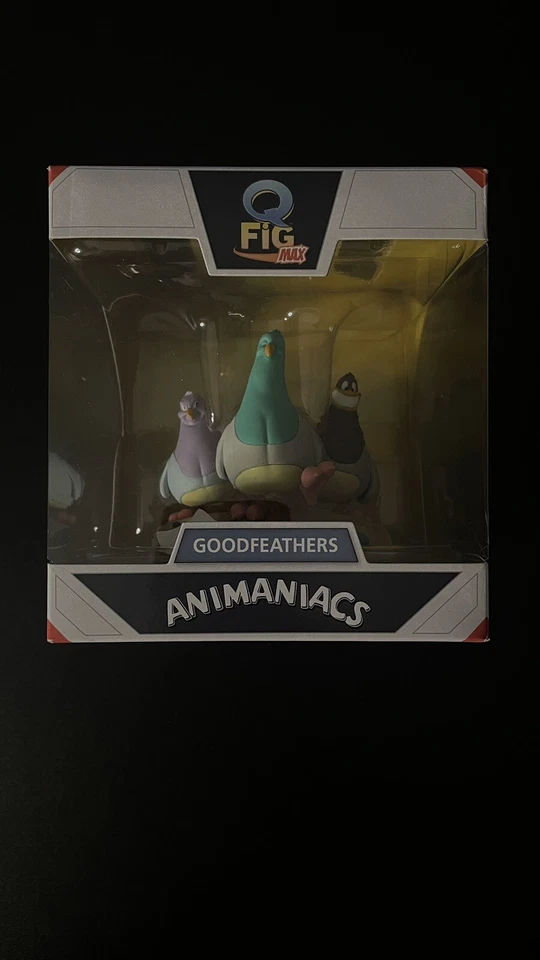 NUEVO Geek Fuel Animaniacs Goodfeathers Pigeons Q-Fig Max Figura Qmx Exclusivo Nuevo en Caja Foto 2 de 3