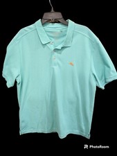 TOMMY BAHAMA Island Zone Men's polo Size XL Short Sleeve Supima Light Blue