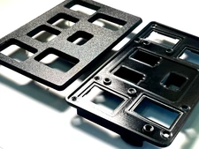 LAND ROVER DISCOVERY I & II 89-04 BLACK INTERIOR WINDOW SWITCH COVER & HOUSING