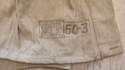 Vintage Soviet Uniform Military Field Uniform Soldier USSR Original S. 50-3 RARE - Picture 4 of 12