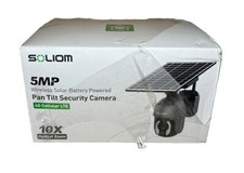 SOLIOM S600-C10X 4G LTE Outdoor Solar 10X ZoomCellular Security Camera Wireless