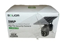 SOLIOM S600-C10X 4G LTE Outdoor  Solar 10X ZoomCellular Security Camera Wireless