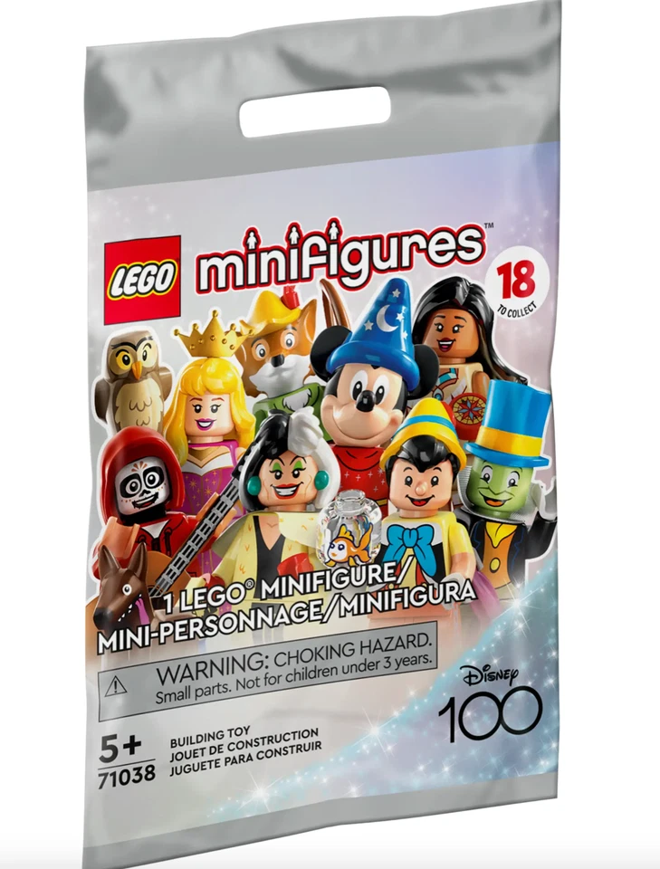 LEGO Disney 100 Oswald el Conejo Afortunado (71038) Nuevo Retirado Coleccionable CMF Foto 2 de 4