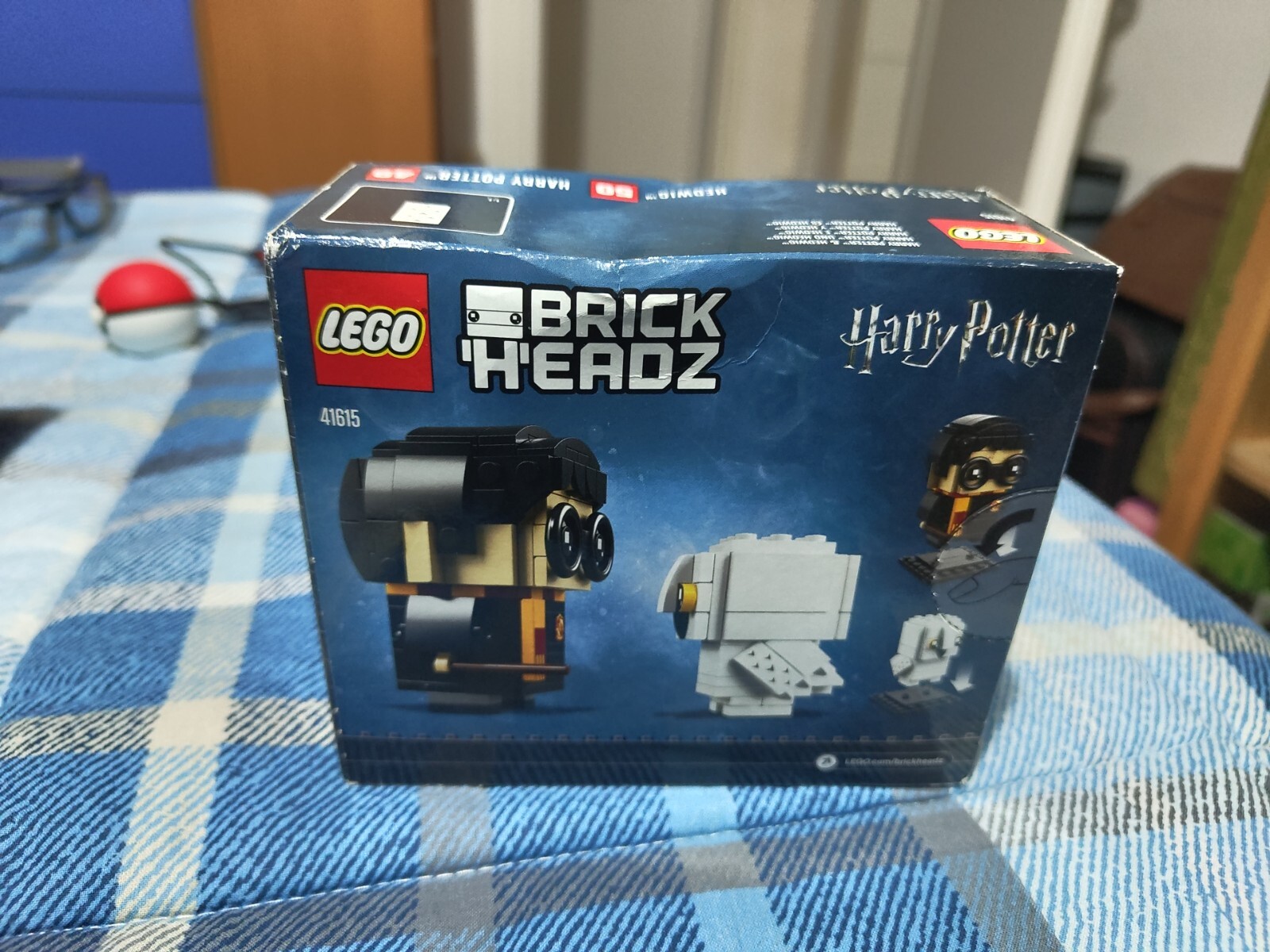 LEGO BRICKHEADZ 41615 WIZARDING WORLD HARRY POTTER & HEDWIG LUG 2018