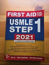 First Aid for the USMLE Step 1 2021, Thirty First Edition by Vikas Bhushan, Tao