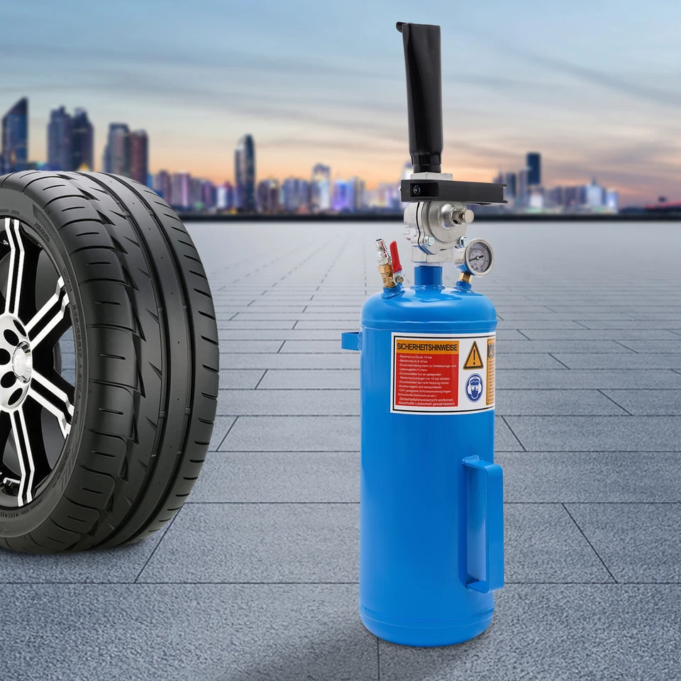 8L Reifenfüller 145PSI Reifen Booster Reifenschockfüller Reifenfüllkanone 0,8Mpa - Bild 2 von 4