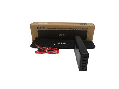 Club3D USB-C Dock (CSV-1564) 100Watt USB-C HDMI USB3.0 SD Cardreader