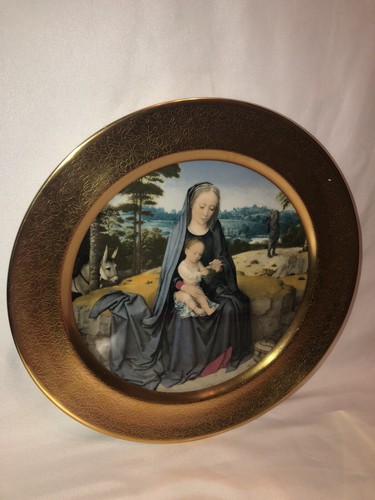 The Pickard Christmas Plate “The Nativity” NUMBERED 1978 Flight Egypt - Picture 11 of 12